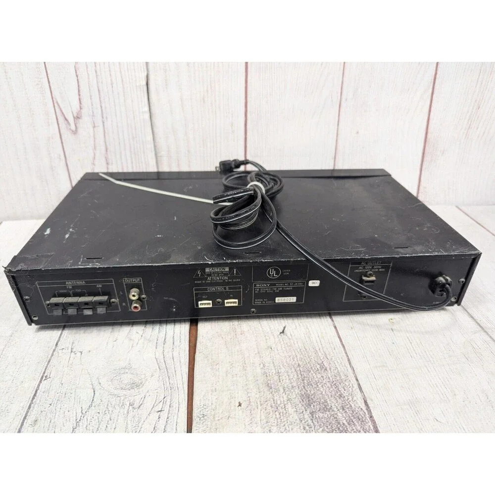 REPAIR Partly Works - Sony ST-JX390 Vintage Stereo AM/FM Quartz Tuner Receiver